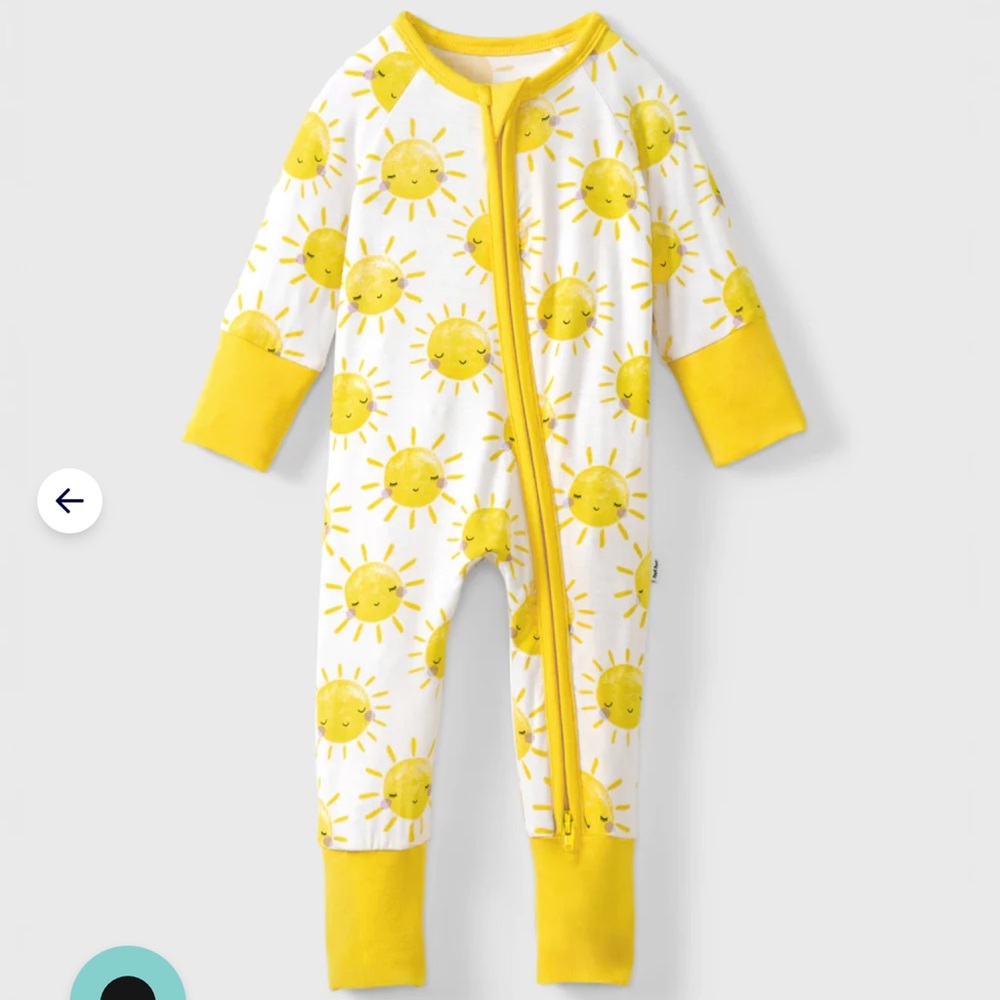 Little Sleepies sunshine zippy 0-3m